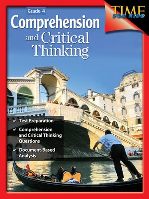 cover image of Comprehension and Critical Thinking Grade 4